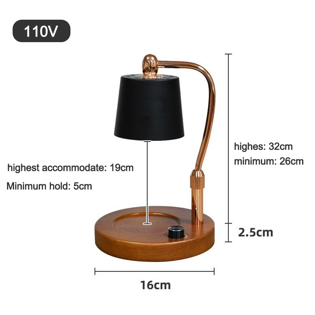 Retro Oil Burner Moon Lamp Night Light,Aroma Electric Candle Warmer Wax Burner Candle Waxing Warmer for Bedroom Office Coffee Bar Cafe Club Decoration