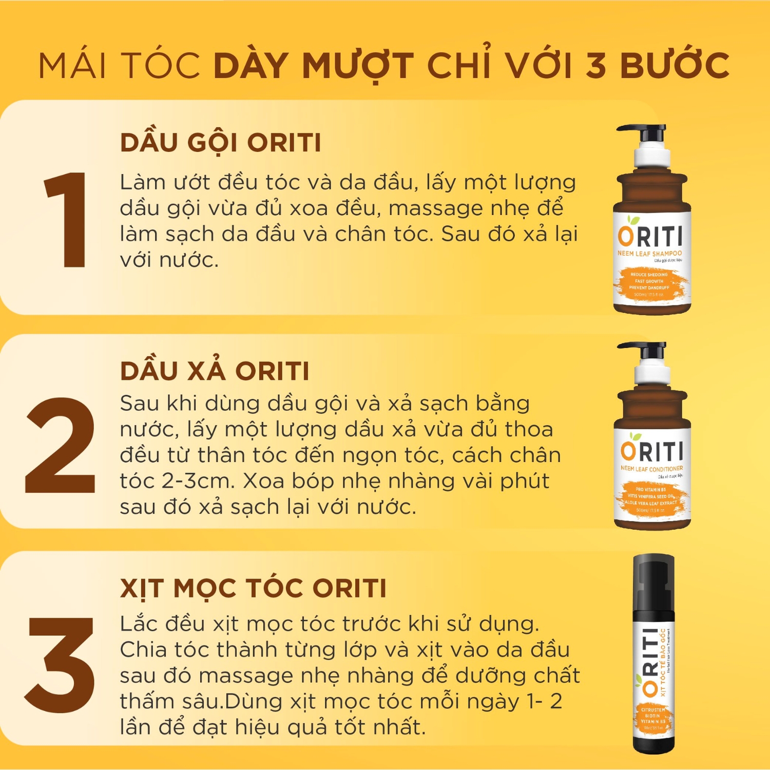 Dầu Xả Dưỡng Tóc Oriti Mee Natural Phục Hồi Ngăn Rụng Dưỡng Tóc Suôn Mượt 500ml