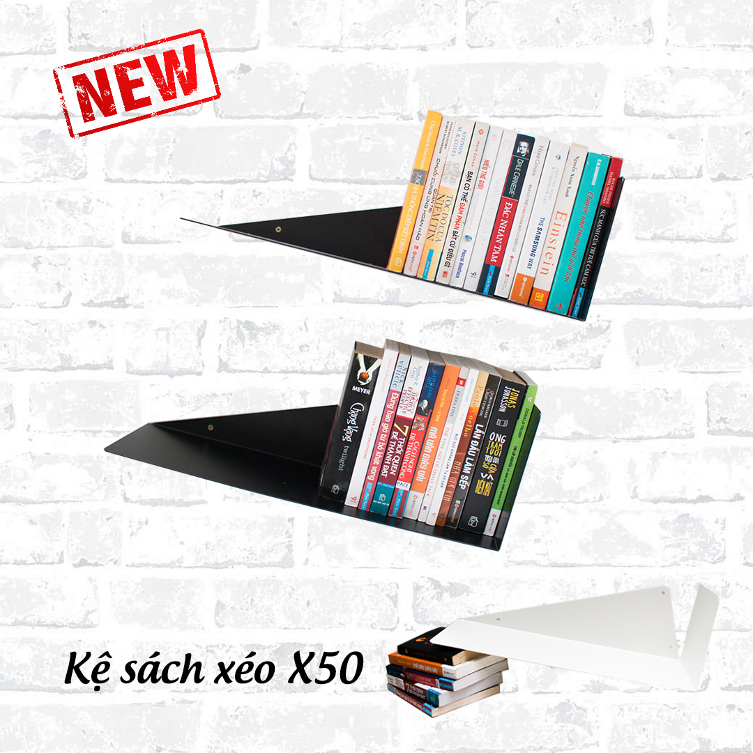 Kệ sách treo tường X50