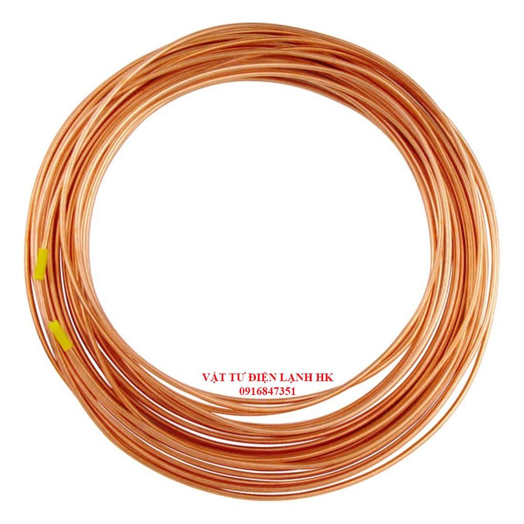 1Kg Cáp điều hòa máy lạnh - ống mao - ống đồng các phi cỡ 2.5 3.0 3.5 4.0 5.0