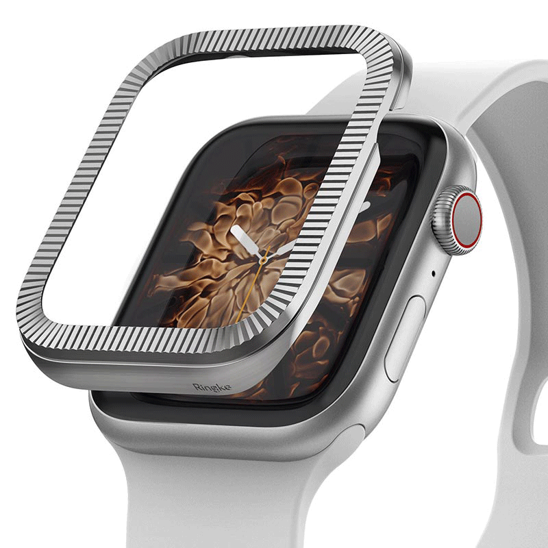 Viền dành cho Apple Watch 6/SE/5/4 44mm RINGKE Bezel Styling Stainless - Hàng Chính Hãng