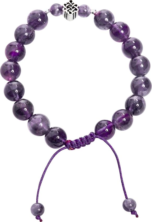 Vòng Đá Thạch Anh Tím Phối Charm Ngọc Quý Gemstones VT29