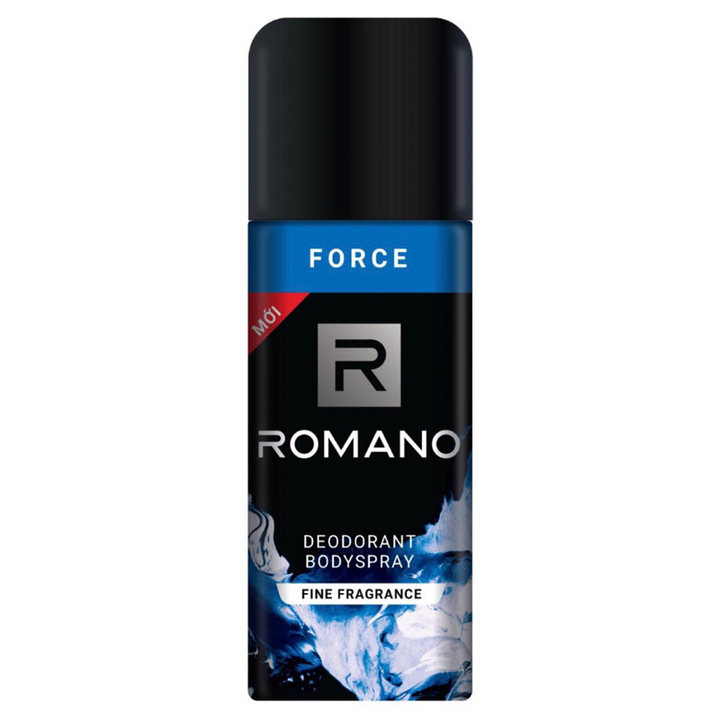 Xịt khử mùi toàn thân cho Nam Romano Force 150ml-mẫu mới