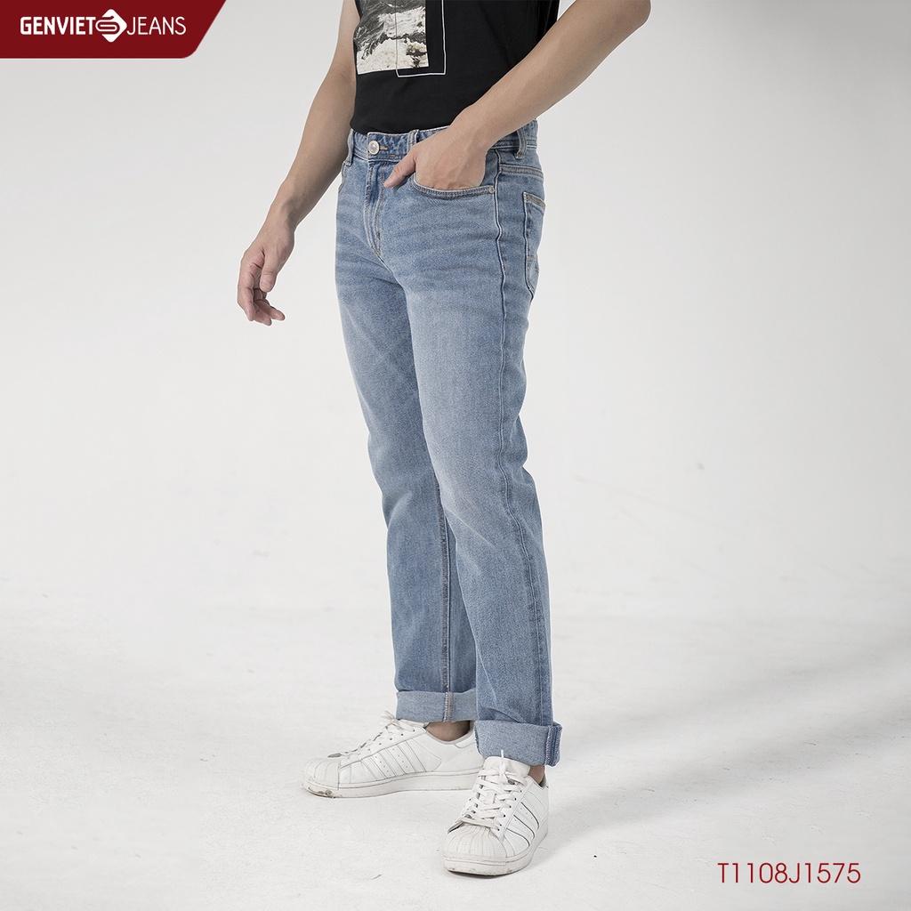 Quần Dài Jeans Nam Col Đứng T1108J1575 GENVIET