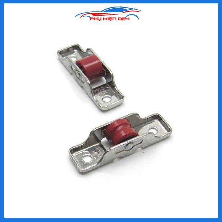 Con lăn ròng rọc bánh xe nhựa K32 cho cửa lùa tủ kính hai lại 38mm/44mm