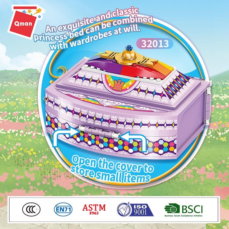 Đồ chơi xếp hình trí tuệ cho bé gái Khu vườn bí mật Qman 32013