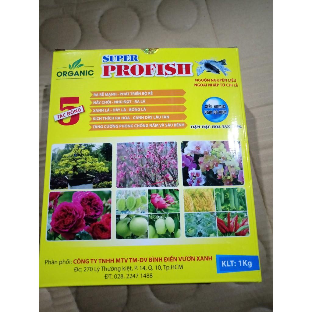 Phân Đạm Cá Dạng Viên Super ProFish gói 1kg