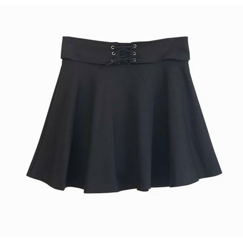 CHÂN VÁY XOÈ CÓ ĐAI KÈM DÂY