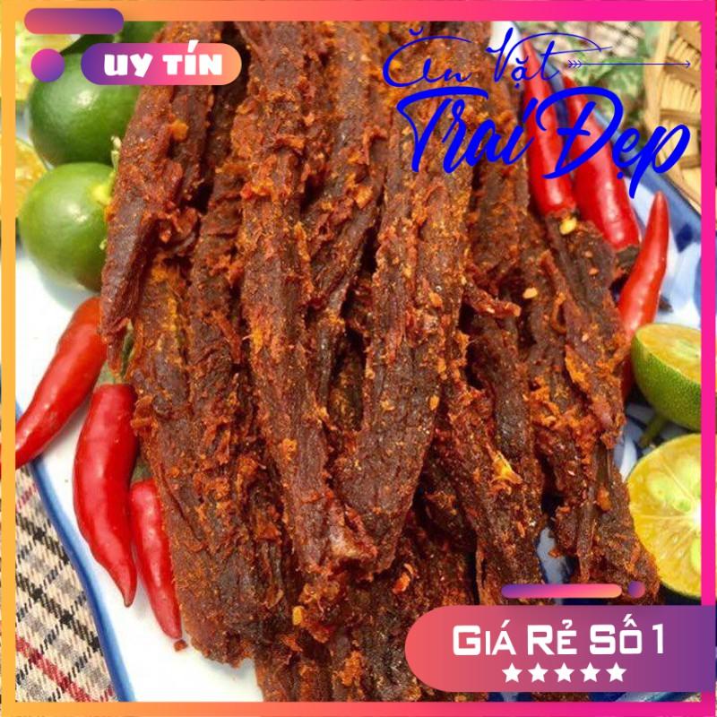 Khô bò que túi Zip bạc 100g - Trai Đẹp Snack
