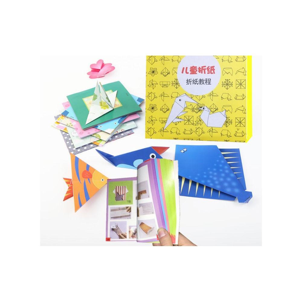 Bộ giấy gấp origami đồ chơi thủ công mỹ thuật