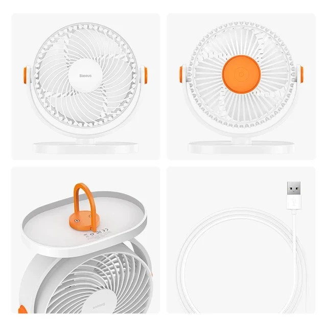 Quạt Mini Để Bàn Baseus Serenity Desktop Fan - hàng chính hãng