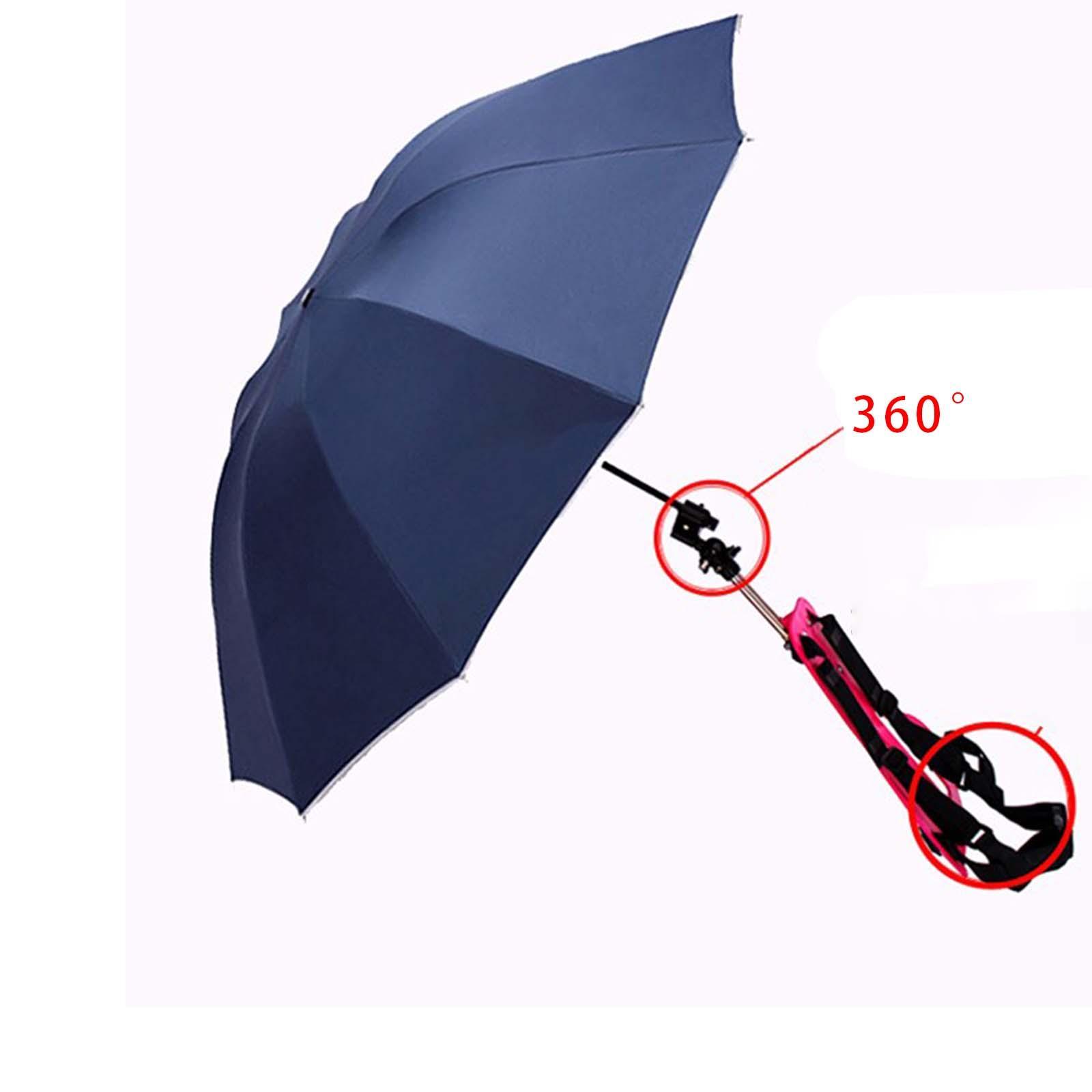 Wearable Umbrella Holder, Umbrella Rack Hands Free Support Rain Umbrella Stand Sun Umbrella Holder for Adults, Canoe Running Fishing Jogging