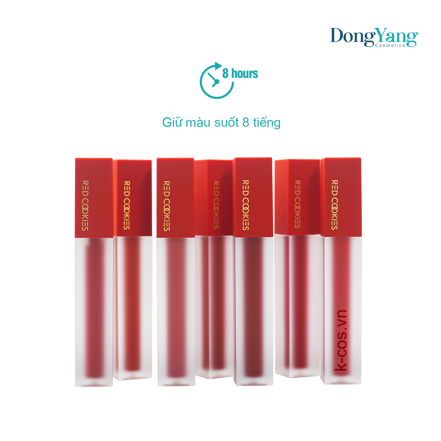 Son Lì Red Cookies Brownie Velcet Lip Hàn Quốc Màu B6 - Đỏ Gạch (4gr )