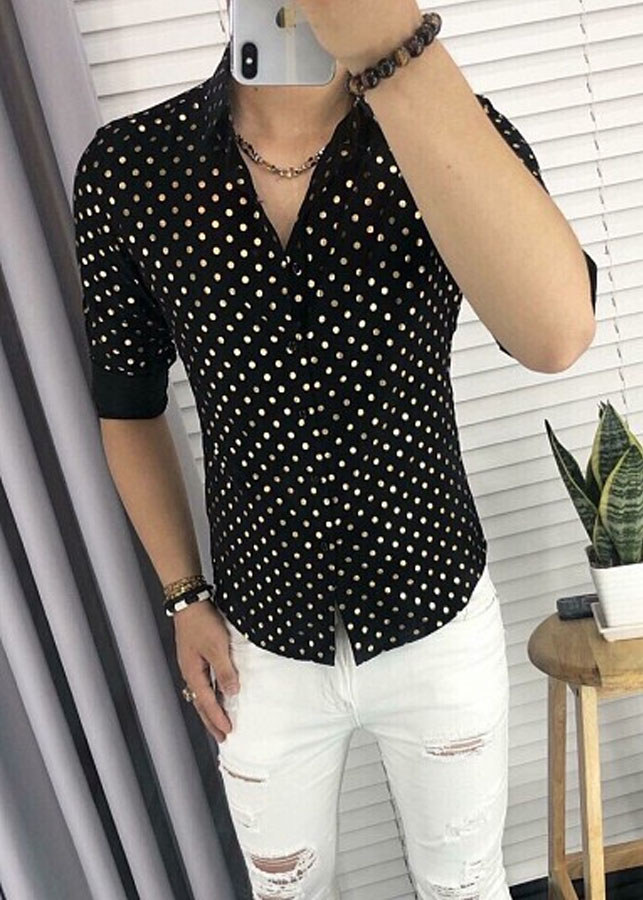 Áo sơ mi nam Titishop màu trắng SM131