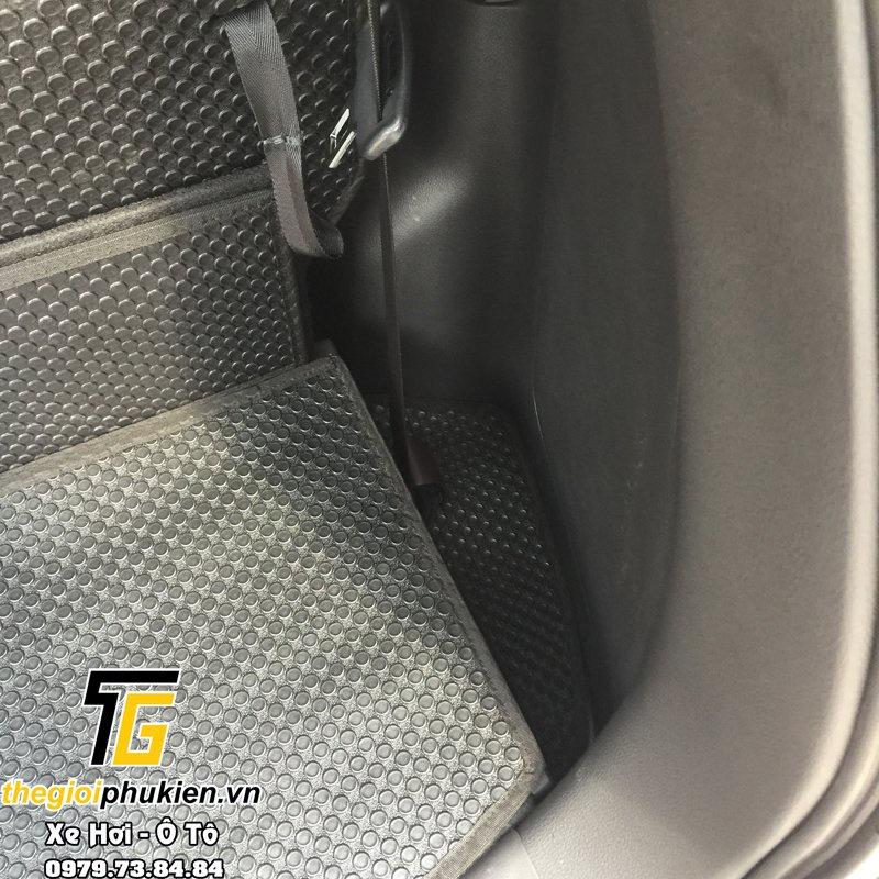 Bộ lót cốp và lưng hàng ghế chất liệu cao su tự nhiên cho xe Mitsubishi Xpander, Xpander Cross thương hiệu Kata