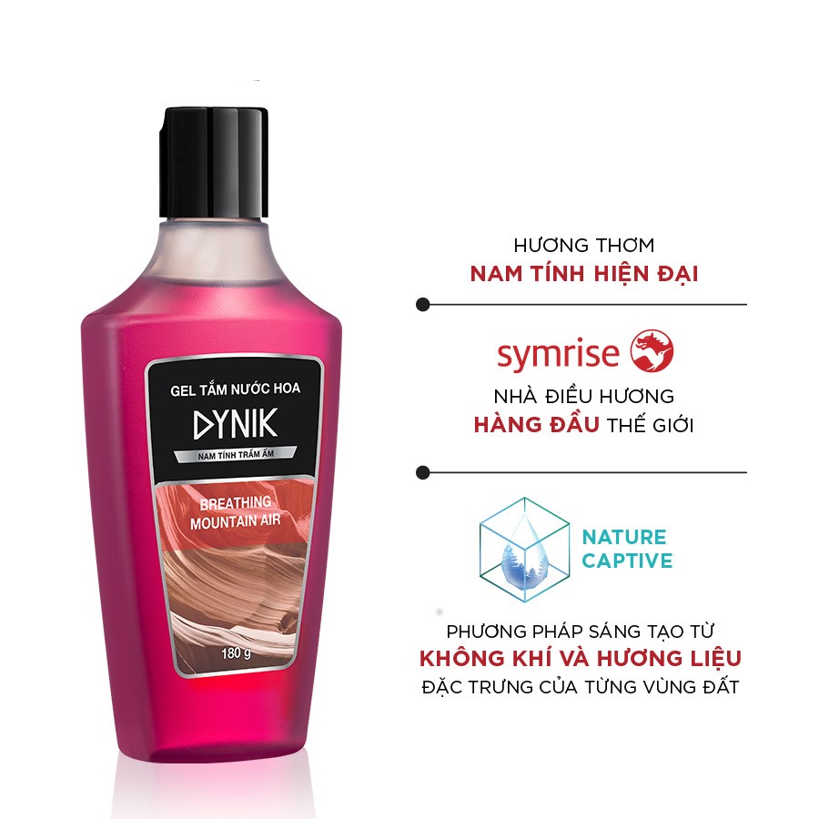 Gel tắm nam DYNIK Xạ Hương Trầm Ấm 180g