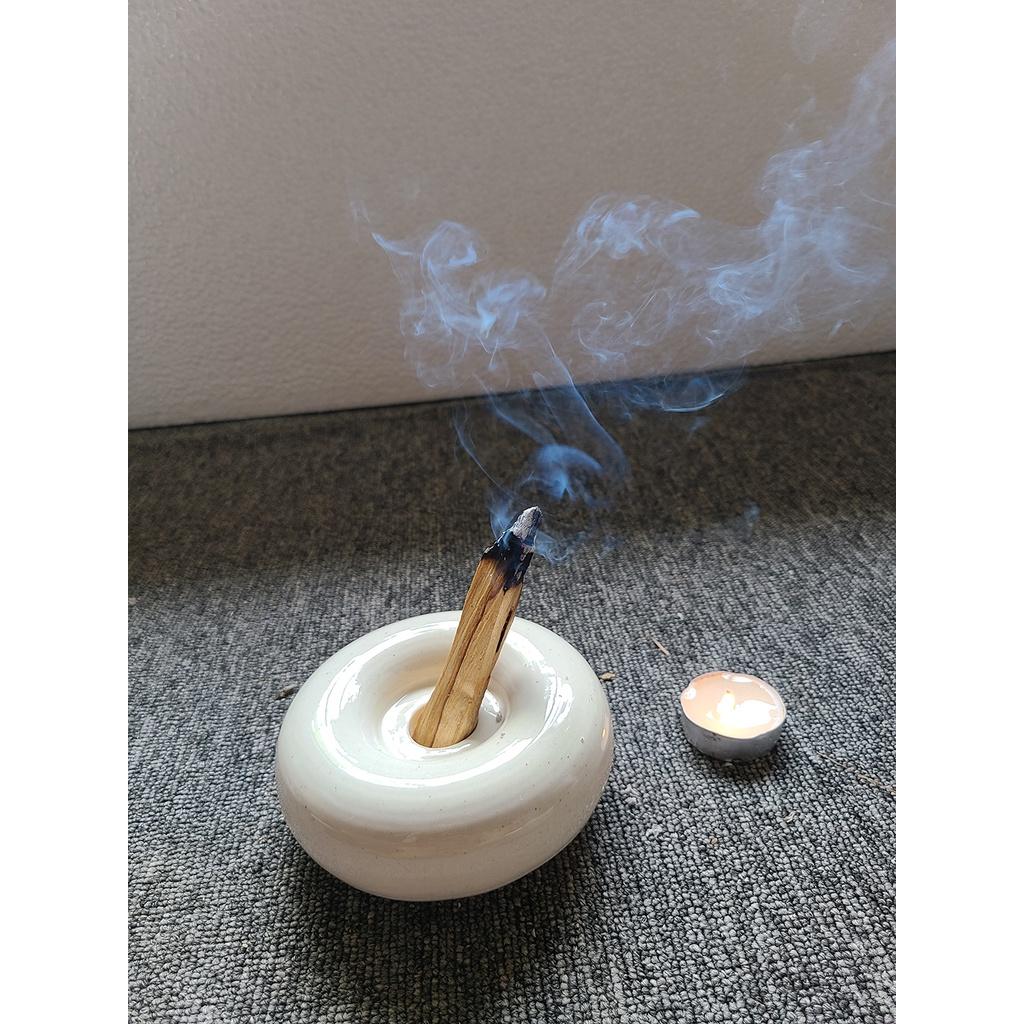 Dụng cụ giá đỡ Palo santo - Đĩa đốt gỗ Palo santo chuyên dụng