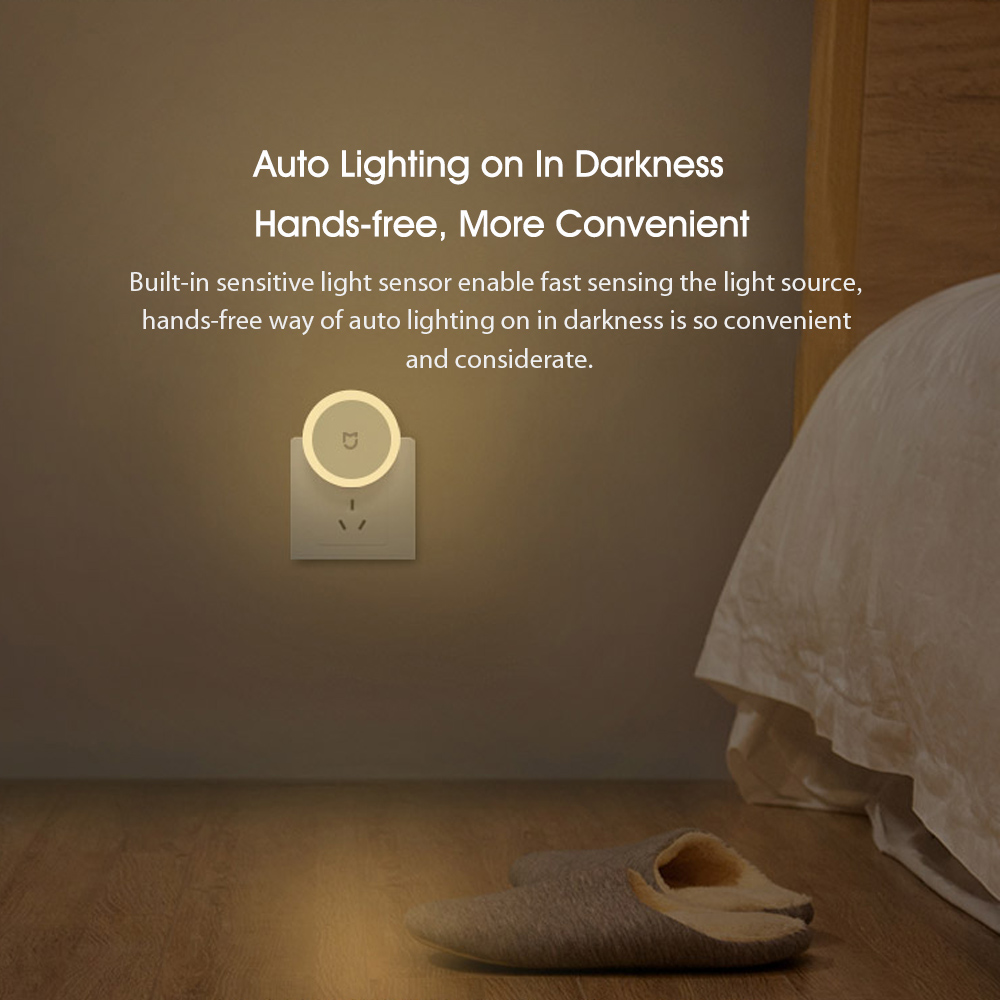 Xiaomi Mijia Đèn Ngủ Cảm biến ánh sáng Tiết Kiệm Năng Lượng