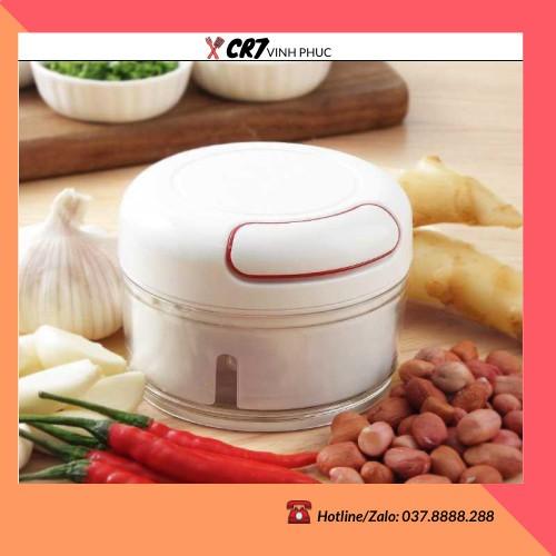 Dụng cụ xay nhuyễn tỏi ớt kéo tay đa năng nhựa 88172