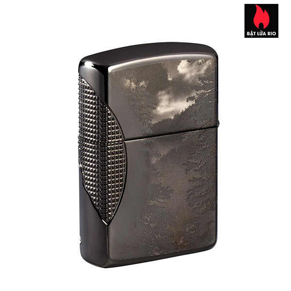 Bật Lửa Zippo 49353 – Zippo Armor Wolf Design Black Ice