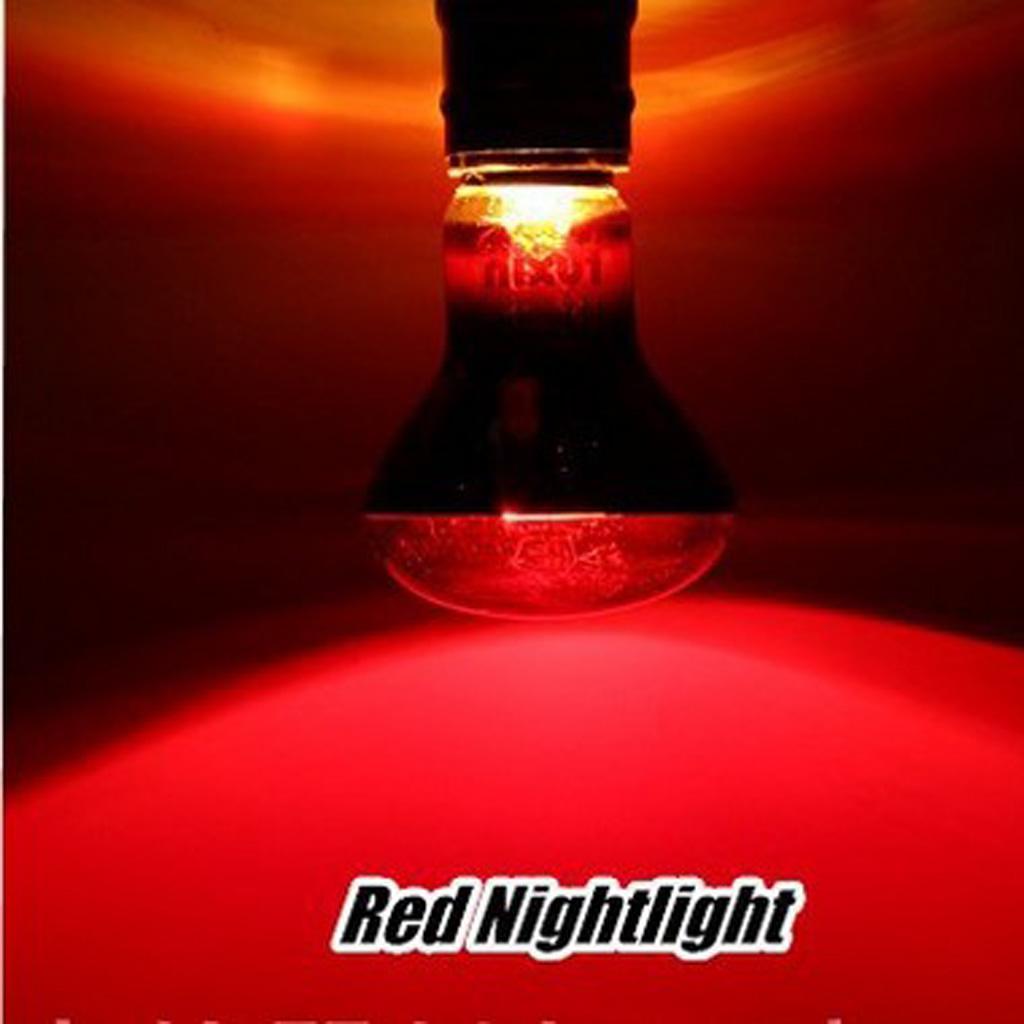 Reptile Infra Red Spotlight Heat Bulb Lamp Basking Night Light E27 Base 40W