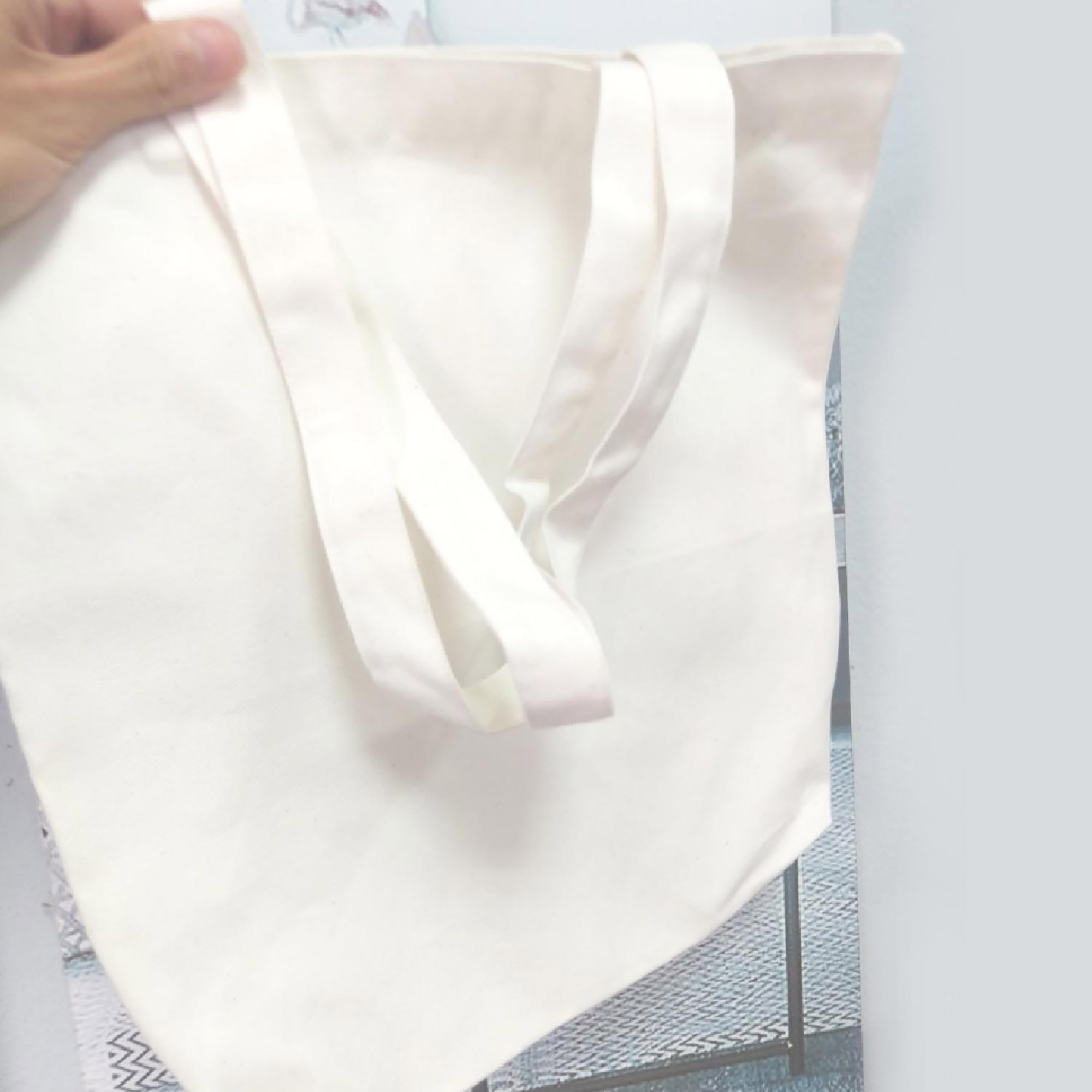 Túi Vải Đeo Vai Tote Bag In họa tiết Tôi tự hào về ông nội