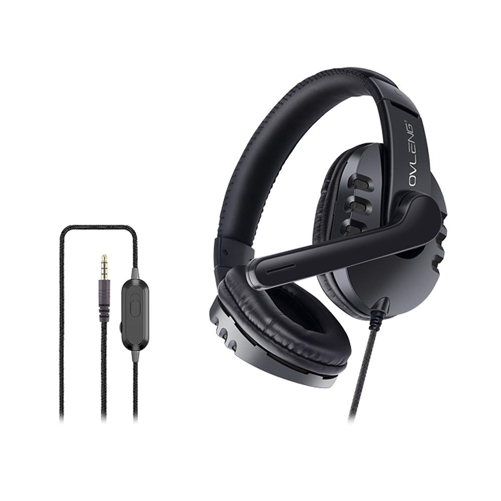 Tai nghe chơi game có dây OVLENG OV-P3 3,5mm âm thanh vòm với Mic xoay