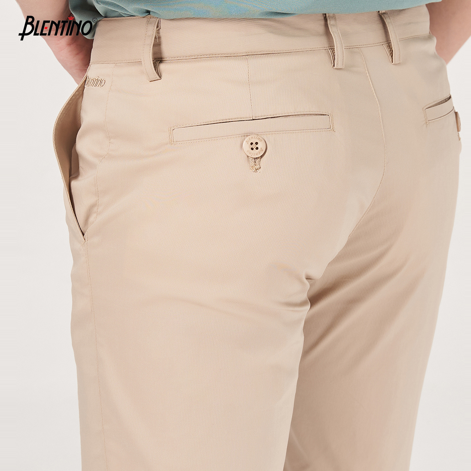 Blentino Quần short  Kaki Nam QS0121