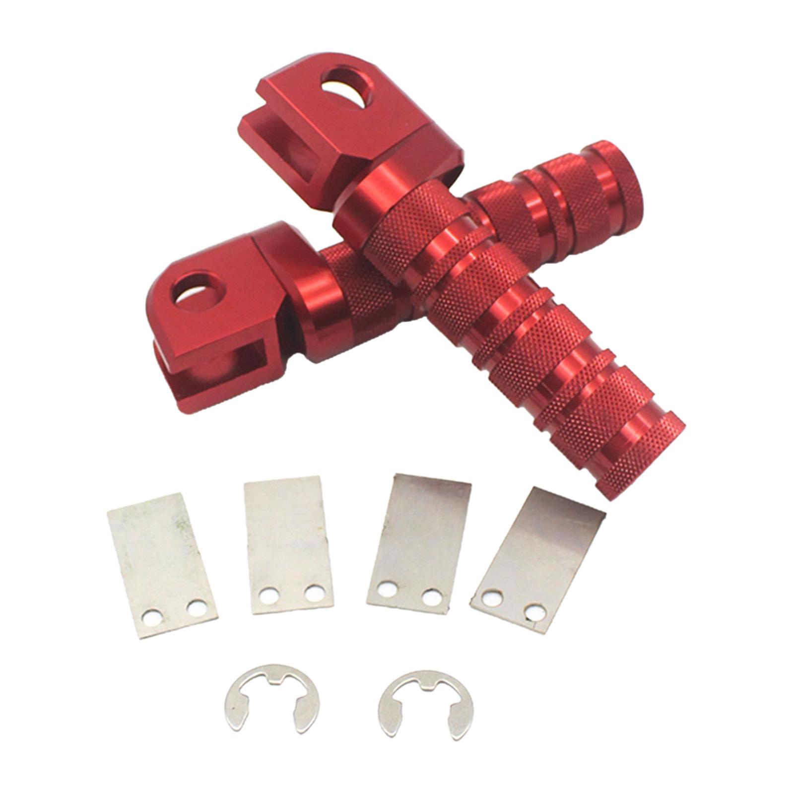 Motorcycle Footrest Foot Pegs Front for Kawasaki Z800 Z650 Z900 Z1000 Z750 Z750R ZX-6R ER-6F , wear-resistant and anti-corrosion