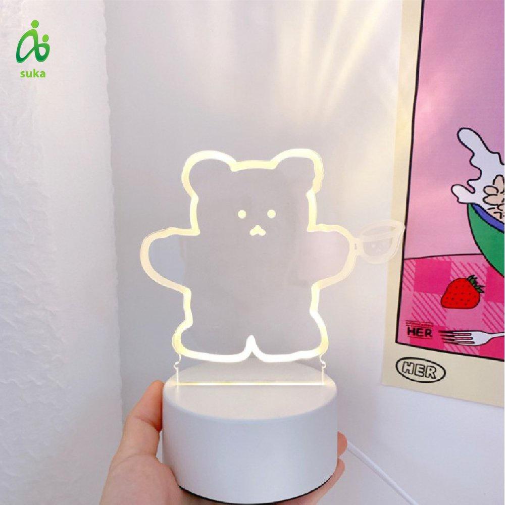 Đèn ngủ trang trí led Animal 3D, trang trí phòng, sự kiện, Quà tặng SK