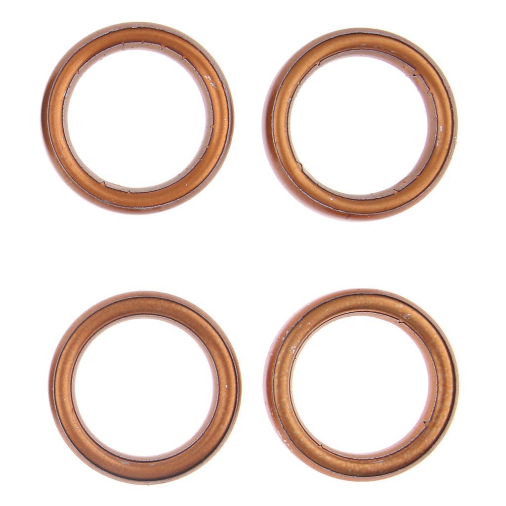 10x Motorcycle Exhaust Muffler Pipe Gaskets for 110 150cc Gy6 Moped Scooters