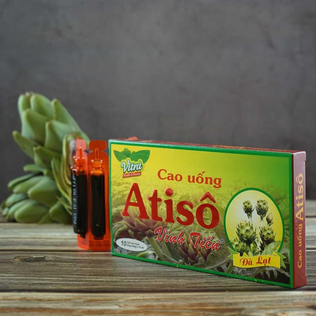 Cao Uống Atiso Dạng Tuýp (Hộp 10 x 10ml) Tiện Lợi - Làm mát gan và thanh lọc cơ thể.