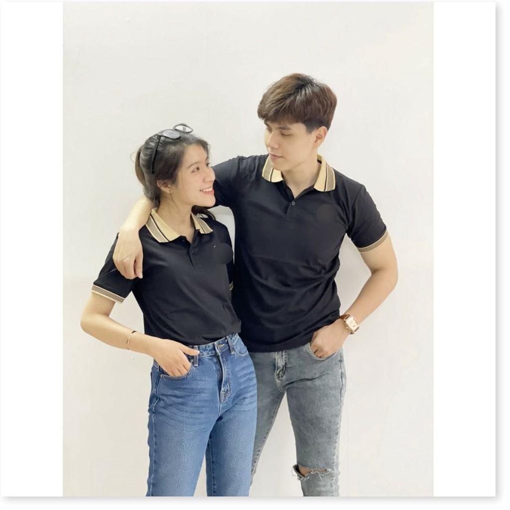 ÁO THUN CỔ TRỤ VIỀN ÁO TAY ÁO XINH XẮN,HỌA TIẾT TRƠN NHƯNG KHÔNG KÉM PHẦN SANG TRỌNG 1HIT1 FASHION
