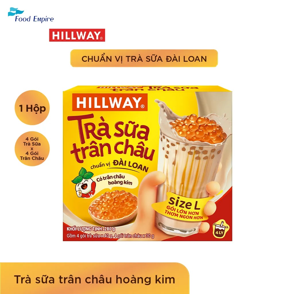 Trà Sữa Trân Châu Hoàng Kim Hillway 280g