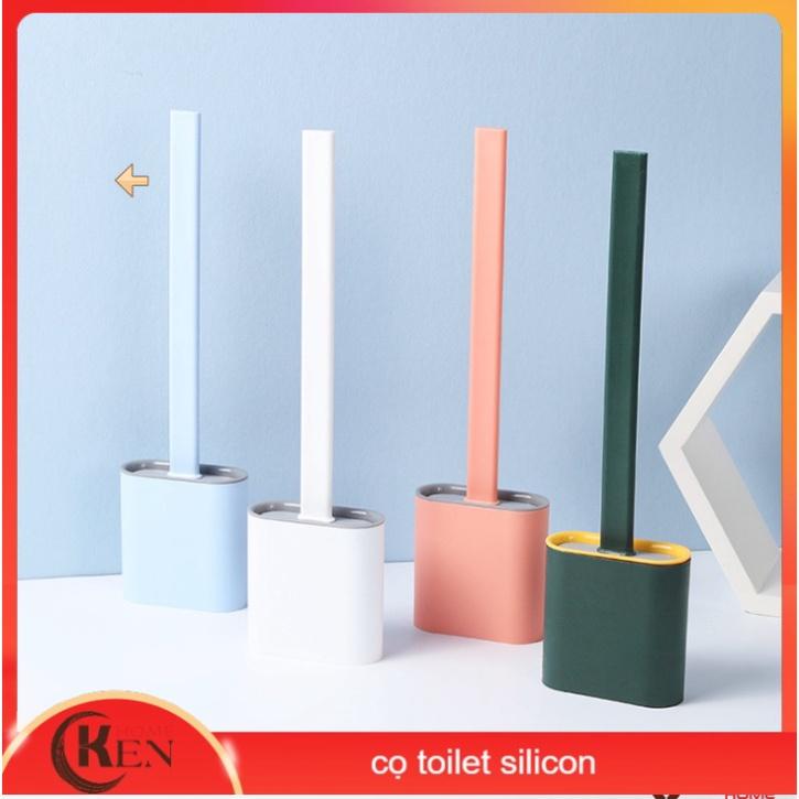 Cọ vệ sinh, cọ nhà tắm bồn cầu toilet siêu sạch chất liệu silicon
