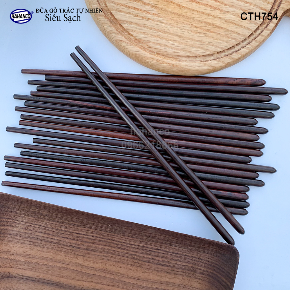 Đũa đầu búp gỗ Trắc Việt Nam Siêu sạch Kháng khuẩn, không nấm mốc để mộc siêu bền - an toàn sức khỏe