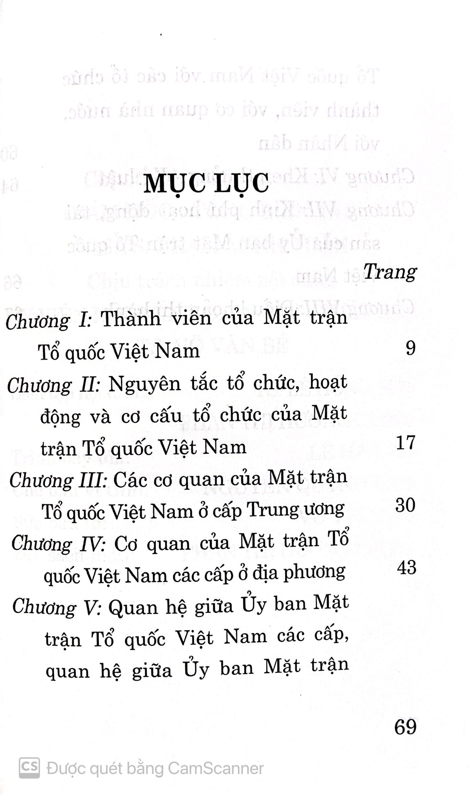 Điều lệ mặt trận Tổ quốc Việt Nam