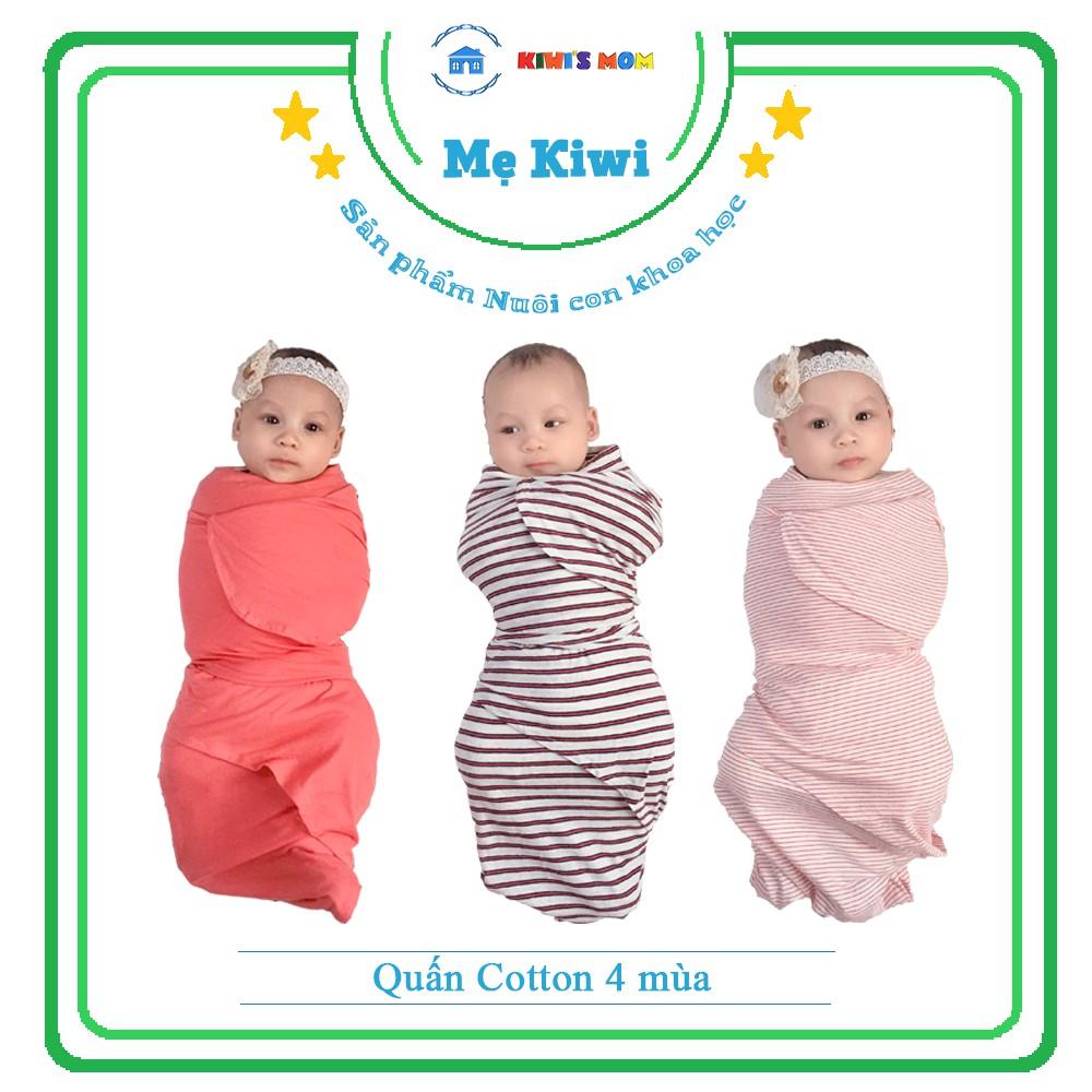 Quấn Cổ điển cho bé sơ sinh - Cotton co giãn 4 chiều