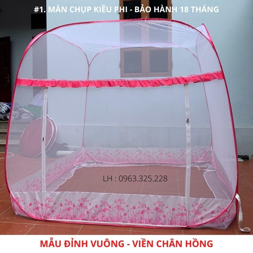 Màn chụp tự bung gấp gọn người lớn Kiều Phi - Mùng chụp tự bung chống muỗi đỉnh vuông thông minh