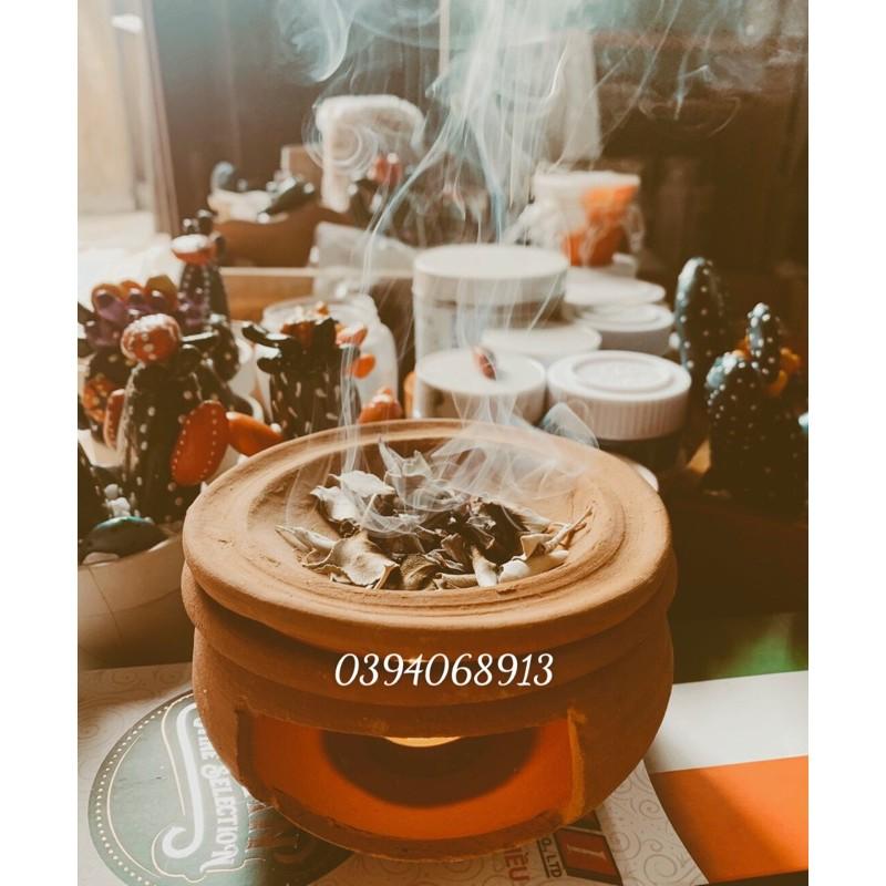 Bếp đốt bồ kết, thảo mộc xả chanh... bát tràng