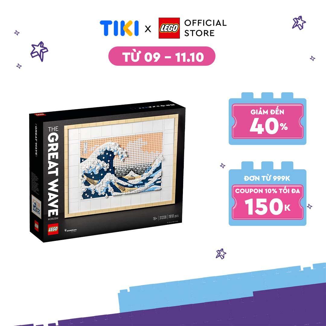 LEGO Art 31208 Đồ chơi lắp ráp Sóng Lừng Ngoài Khơi Kanagawa (1810 chi tiết)