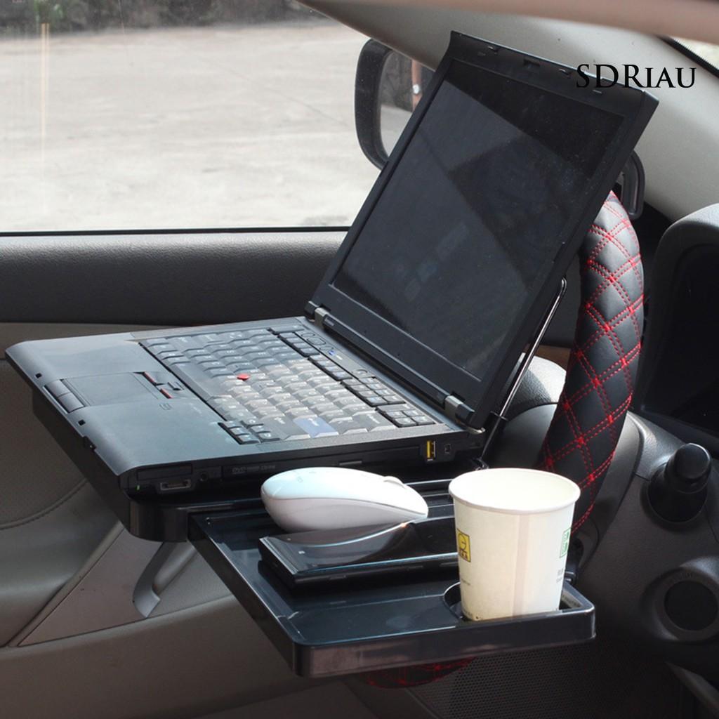 Bàn Để Laptop Trên Xe Hơi Kèm Móc Tiện Dụng