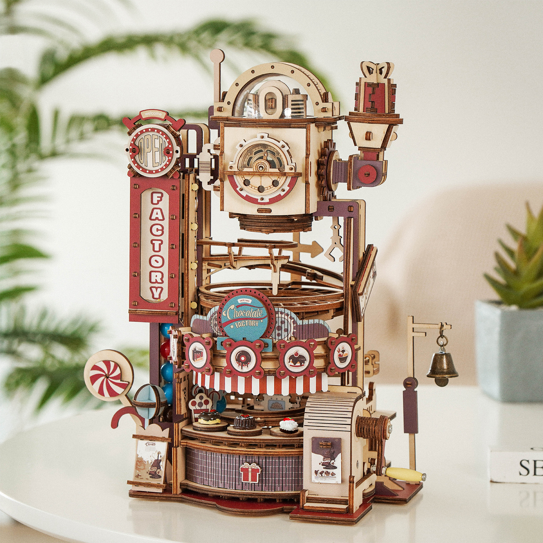 Mô hình Cơ động học Nhà máy Sô Cô La Chocolate Factory LGA02