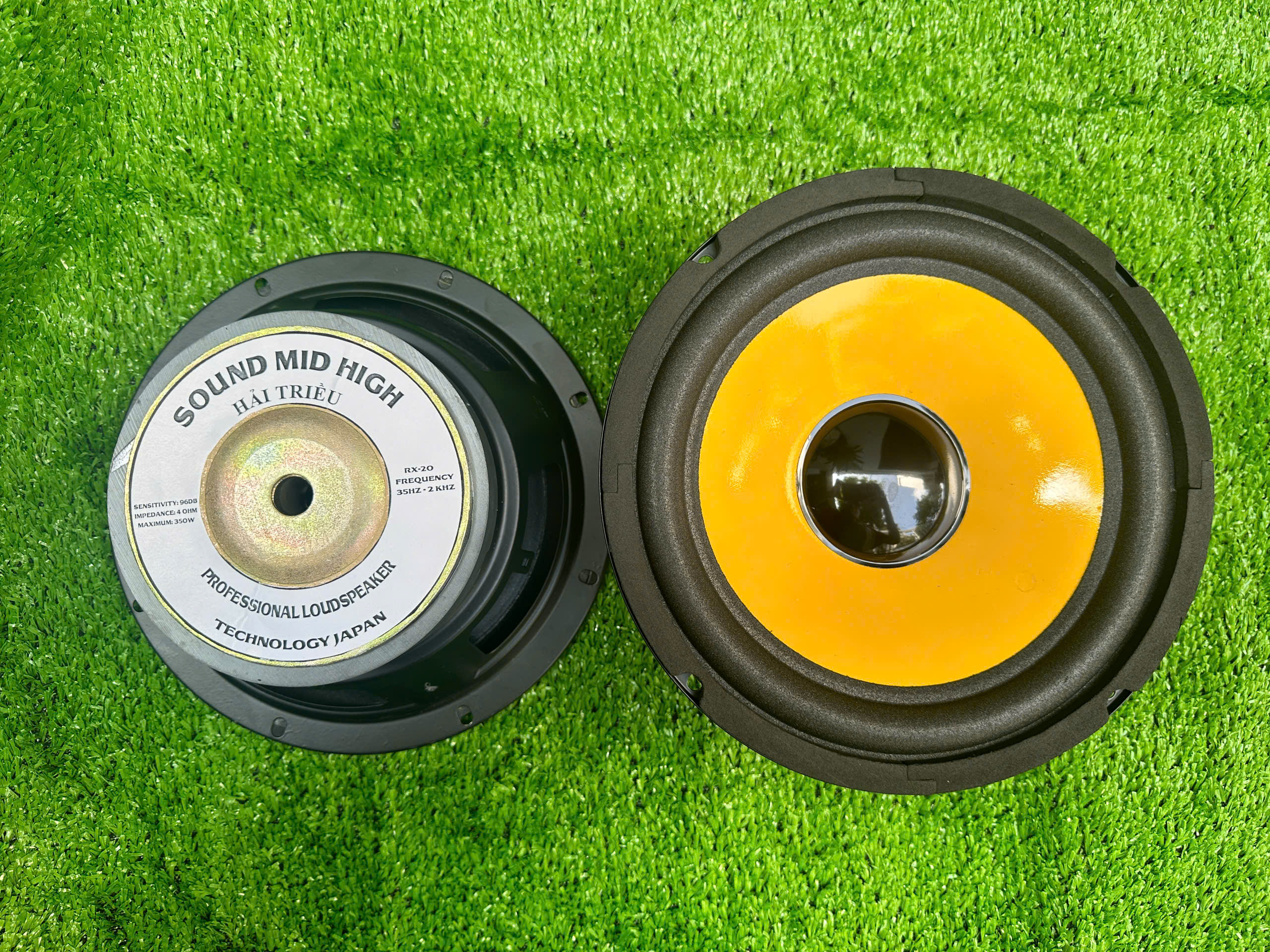 CỦ LOA BASS RỜI 20 TỪ LỚN HÀNG CHÍNH HÃNG HẢI TRIỀU COIL 38 TỪ 126 MÀN VÀNG (GIÁ 1 CÁI)