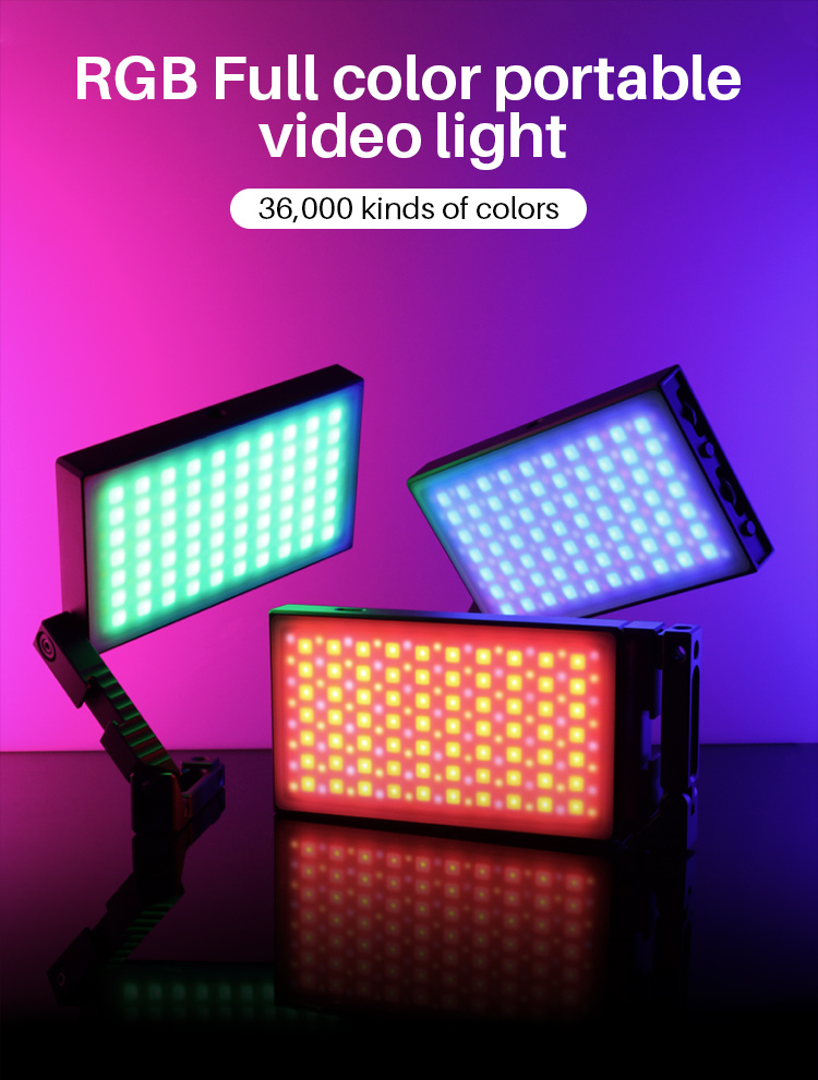 ULANZI VIJIM R70 RGB (2700-8500K) - HÀNG CHÍNH HÃNG - Đèn LED đổi màu RGB | 20 hiệu ứng đặc biệt | Pin Lithium 5000mAh