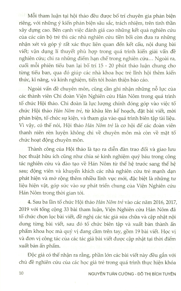 Tùng Thư Văn Hóa Hán Nôm - Quyển 2 - Cổ Học Điểm Tô - Nghiên Cứu Hán Nôm Từ Góc Nhìn Của Các Nhà Khoa Học Trẻ