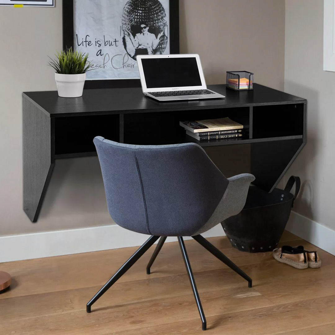 Bàn làm việc, bàn học gỗ hiện đại SMLIFE Deku | Gỗ MDF dày 17mm chống ẩm | D105xR50xC50cm