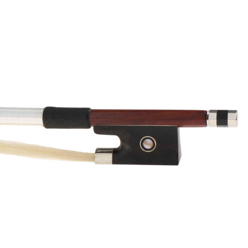 Well Balanced Violin Bow Student Beginner Brazilwood Bow for Violin Player
