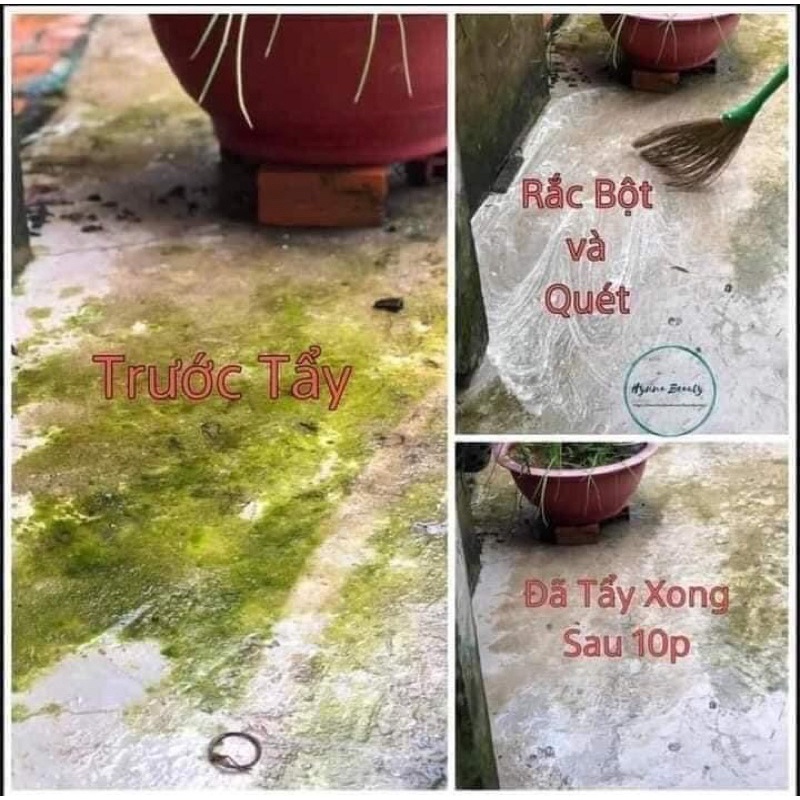 Bột tẩy rong rêu , khối lượng 500gr