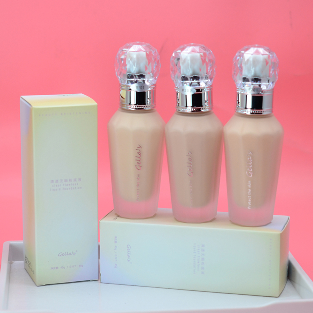 Kem Nền Gella (Gella’s) Che Khuyết Điểm - Giúp Da Mịn Lì Tự Nhiên Liquid Foundation FLF2 - Nội Địa Trung